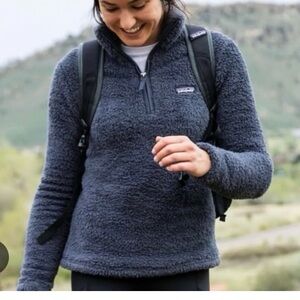 Patagonia Los Gatos 1/4 zip pullover Charcoal Fleece Jacket size small